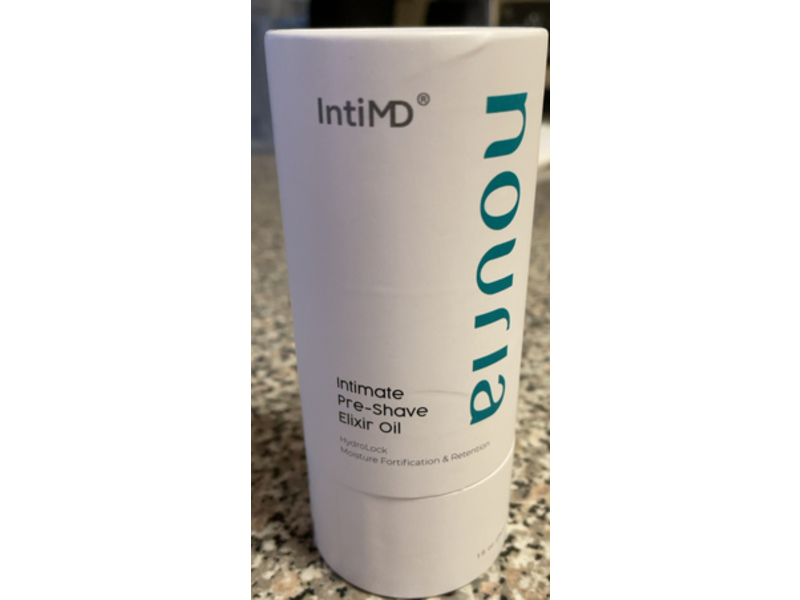 IntiMd Nouria Intimate Pre-Shave Elixir Oil, 5.61 oz/159g