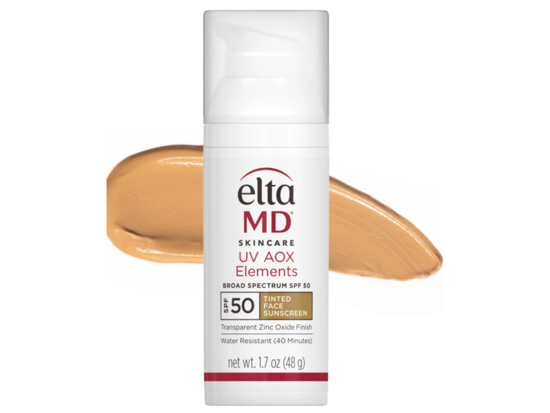 EltaMD Skincare UV AOX Elements Tinted Face Sunscreen, SPF 50, 1.7 oz/48 g