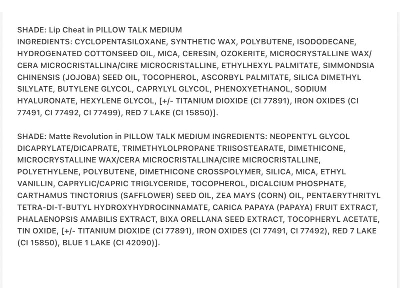 Charlotte Tilbury Mini Pillow Talk Lipstick & Liner Set, Pillow Talk Medium Matte Revolution And Pillow Talk Medium Lip Cheat