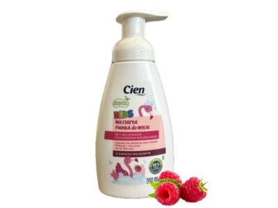 Cien Kids Micellar Hand Washing Foam, Raspberry Scent, 300 mL