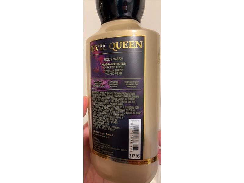 Bath & Body Works x Disney Villains Body Wash, Evil Queen, 10 fl oz/295 mL