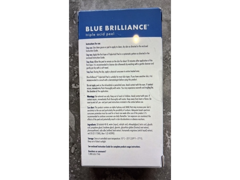 Obagi Clinical Blue Brilliance Triple Acid Peel, 0.27 fl oz/8 mL