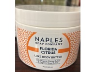 Naples Soap Company Luxe Body Butter, Florida Citrus, Organic Coca Butter & Shea Butter, 8 oz/237 mL - thumbnail 2