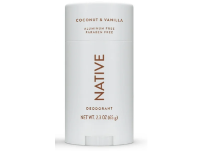Native Deodorant Stick, Coconut & Vanilla, 2.3 oz/65 g