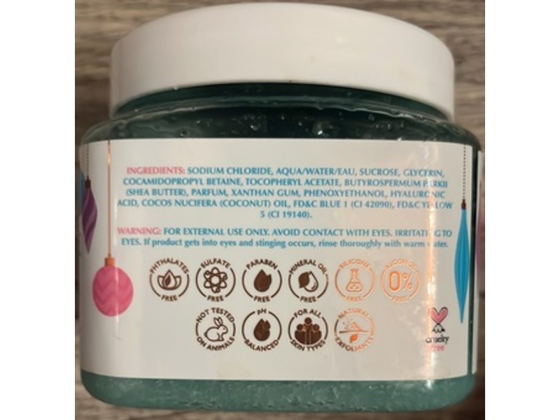 The Spathecary Merry Moisture Hydrating Body Scrub, Hyaluronic Acid + Warm Shea Butter, 21 fl oz/600 g