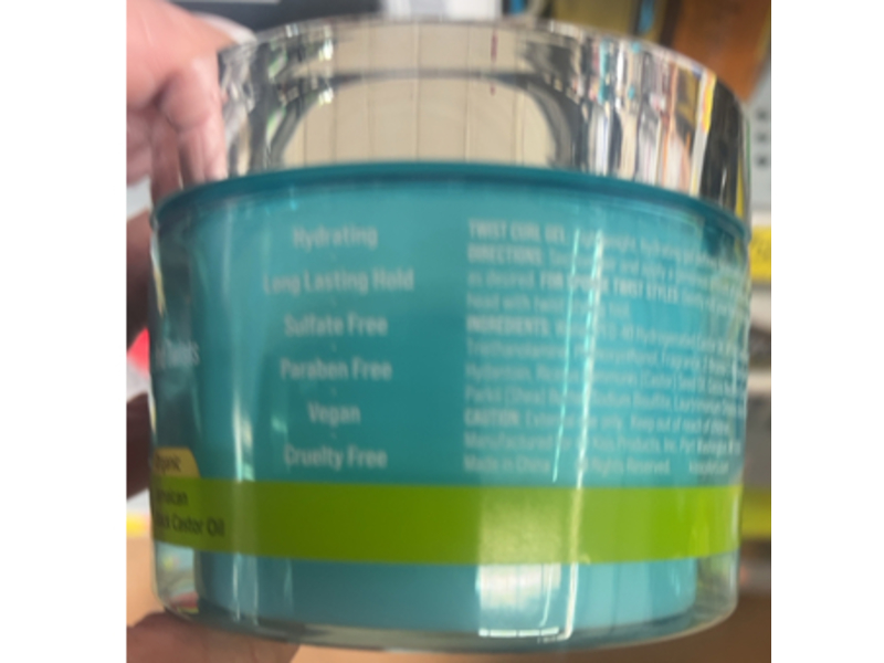 Kiss Colors & Care Twist Curl Gel, Soft Hold, 6 fl oz/177 mL