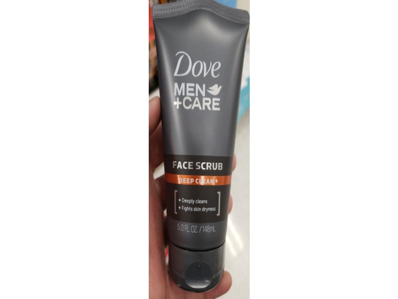 Dove Men + Care Face Scrub, Deep Clean+, 5 fl oz/148 mL