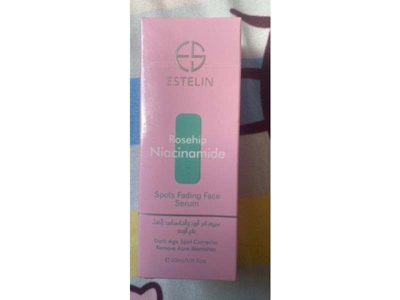 Estelin Spots Fading Face Serum, Rosehip Niacinamide, 1.01 fl oz/30 mL