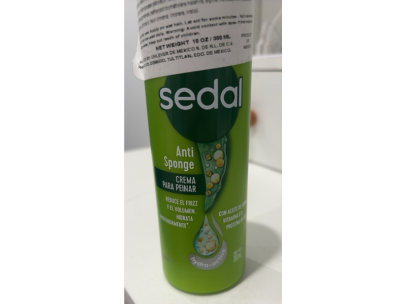 Sedal Anti Sponge Styling Cream, 10 oz/300 mL