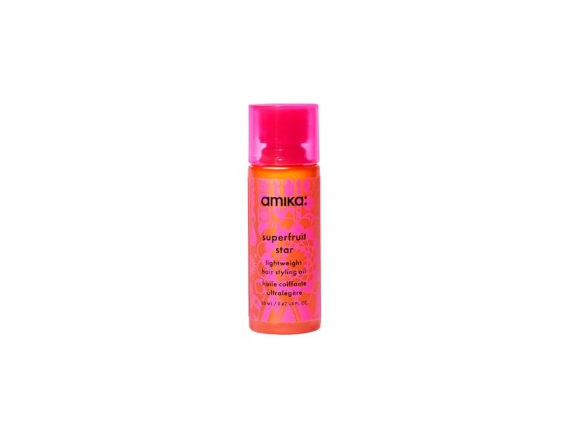amika: Superfruit Star Lightweight Hair Styling Oil, 0.67 fl oz/20 mL