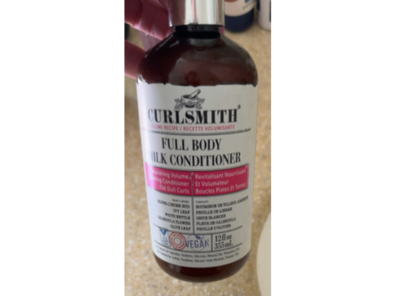 Curlsmith Full Body Milk Hair Conditioner, 12 fl oz/355 mL