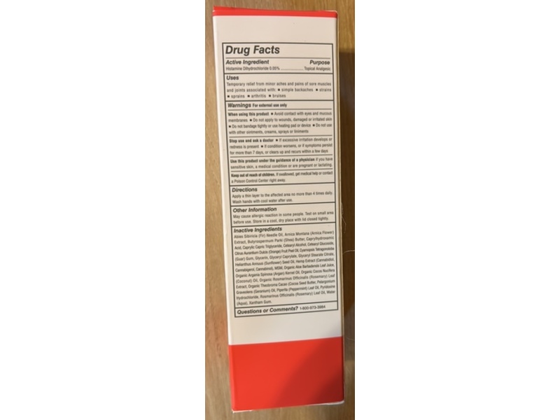 CbdMD Premium Recover Pain Reliving Cream, 5 fl oz/148 mL