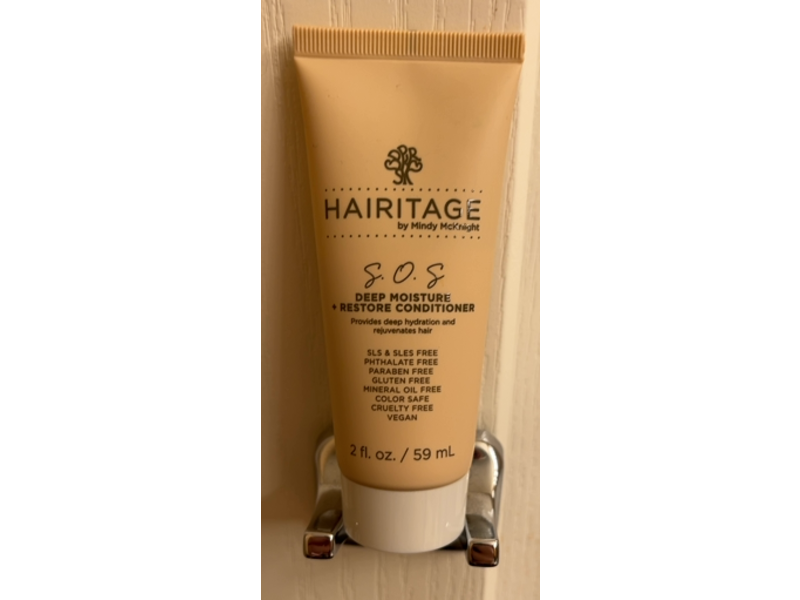 Heritage By Mindy McKnight S. O. S Deep Moisture + Restore Conditioner, 2 fl oz/59 mL