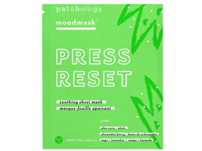 Patchology Mood Press Reset Soothing Sheet Mask, 0.47 oz/14 mL, 1 Count