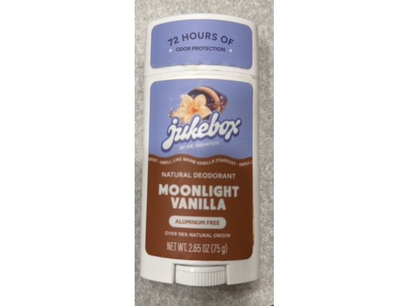 Jukebox Natural Deodorant, Moonlight Vanilla, 2.65 oz/75 g