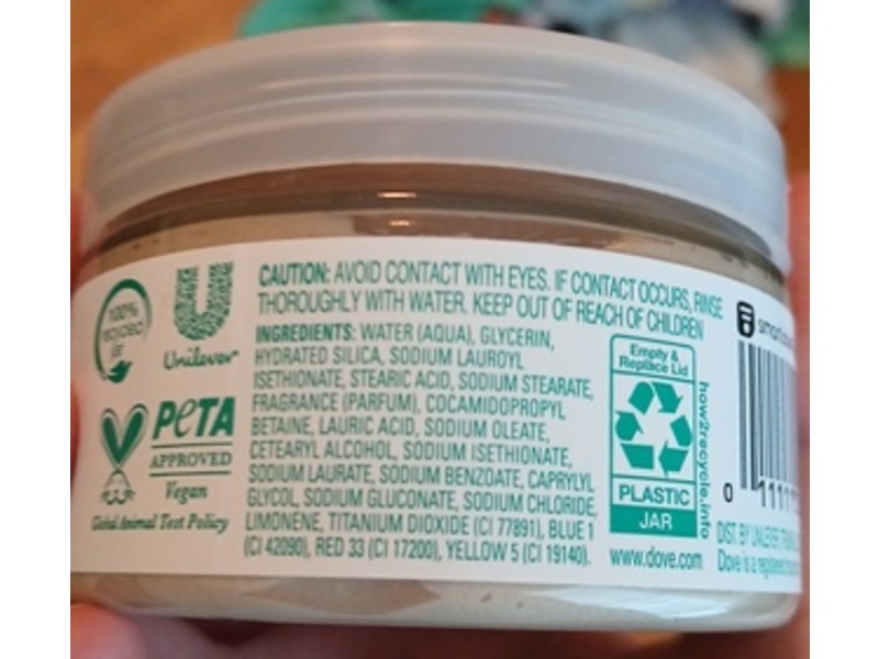 Dove Body Scrub Peppermint Bark, 3.5 oz