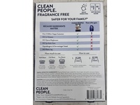 Clean People Laundry Detergent Sheets, Fragrance Free, 48 Loads, 2.54 oz/72 g, 24 Sheets - thumbnail 3