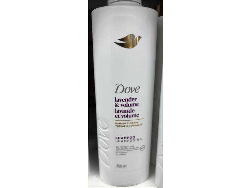 Dove Lavender & Volume Damage Therapy Shampoo, Lavender, 355 mL