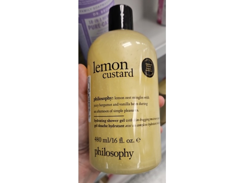 Philosophy Lemon Custard Shower Gel, 16 fl oz/480 mL