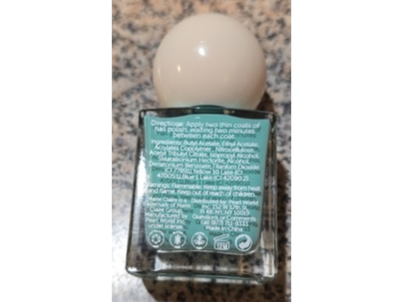 Marie Claire Nail Polish, Jelly Mint, 0.44 fl oz/13 mL