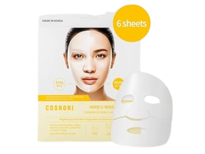 Cosnori Hydrogel Mask, Vitamin C, 0.98 fl oz/28 g, 6 Count, Pack Of 6
