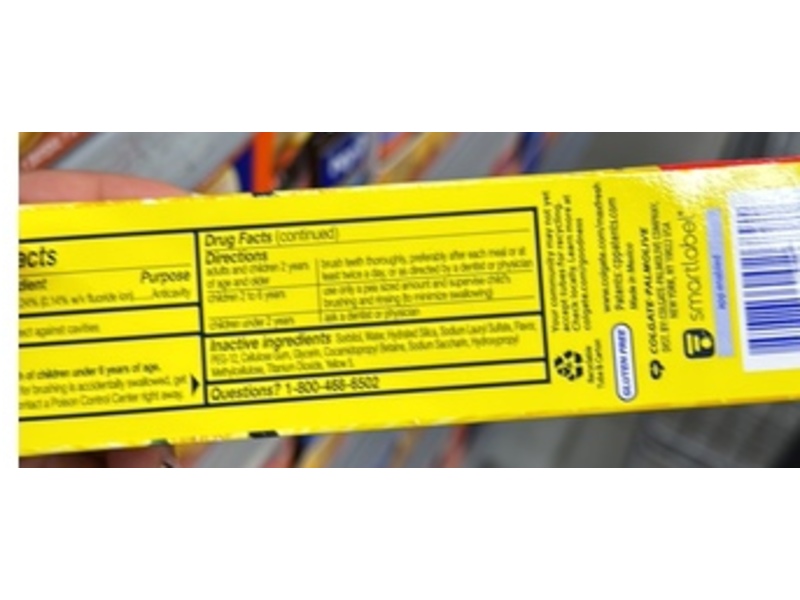 Colgate MaxFresh Anticavity Fluoride Toothpaste, Pineapple Coconut Crush, 4.5 fl oz/127 g