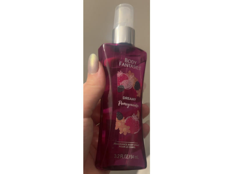 Body Fantasies Fragrance Body Spray, Dreamy Pomegranate, 3.2 oz/94 mL