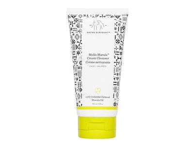 Drunk Elephant Mello Marula Cream Cleanser, 1.0% Colloidal Oatmeal Marula Oil, 5 fl oz/150 mL