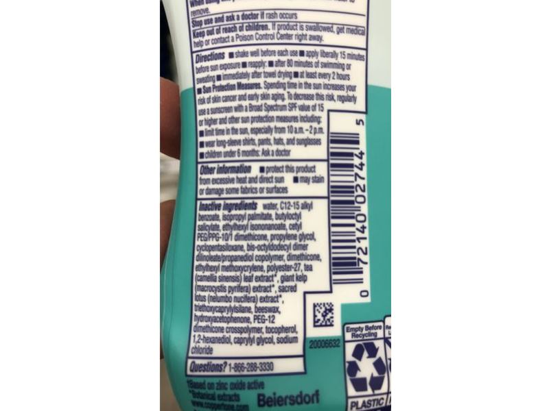 Coppertone Kids Sunscreen Lotion, Pure & Simple, SPF 50, 6 fl oz/177 mL