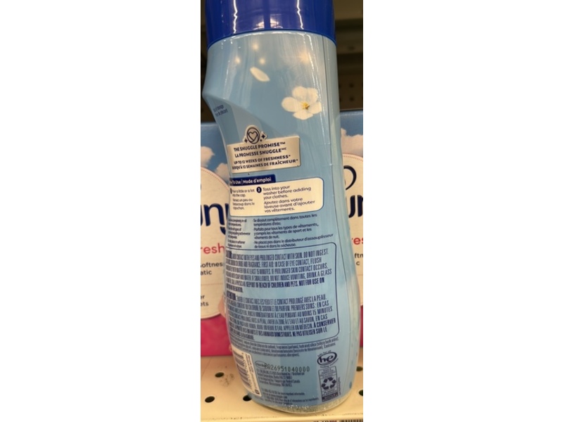 Snuggle Cuddle-Up Fresh In Wash Scent Booster, Blue Sparkle, 21 oz/595 g