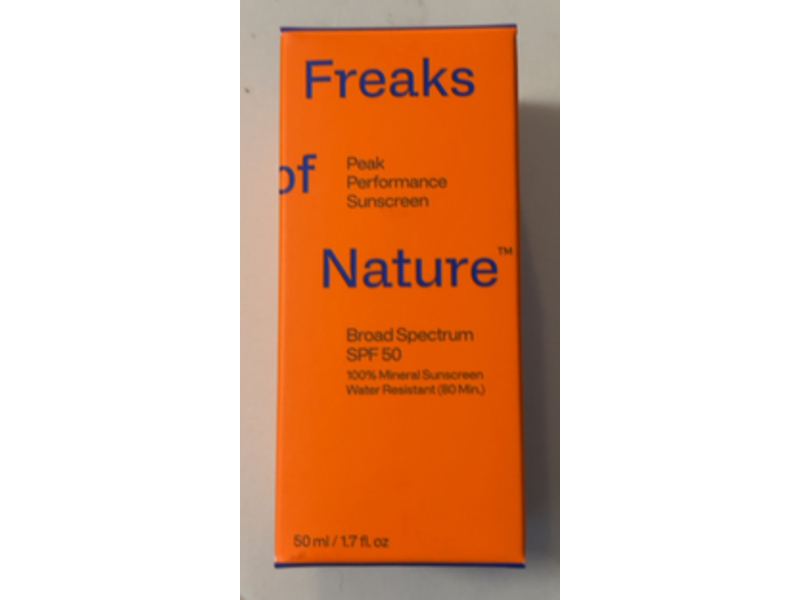 Freaks of Nature Peak Performance Sunscreen, SPF 50, 1.7 fl oz/50 mL