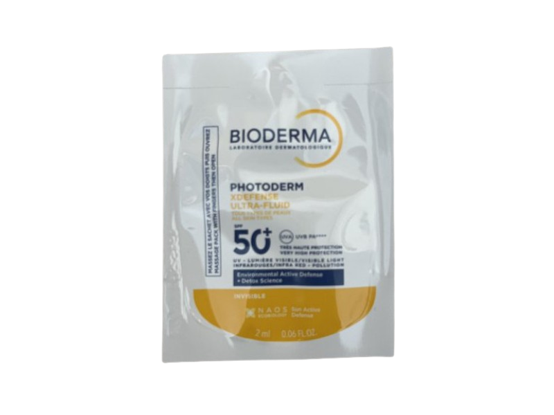 Bioderma Photoderm XDefense Ultra-Fluid, SPF 50 + PA++++, 0.06 fl oz/2 mL