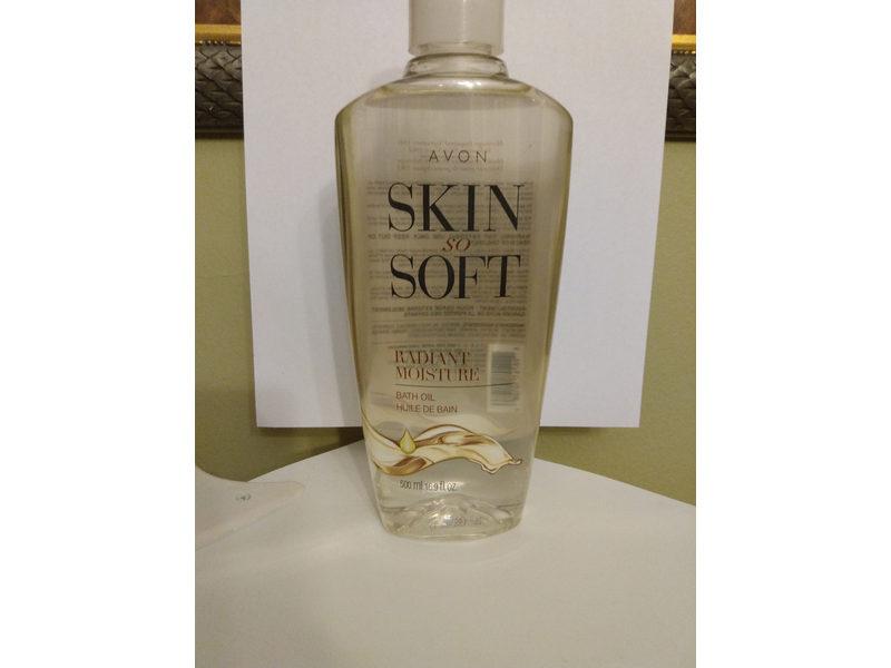 Avon Skin So Soft Radiant Moisture Bath Oil, 16.9 fl oz/500 mL