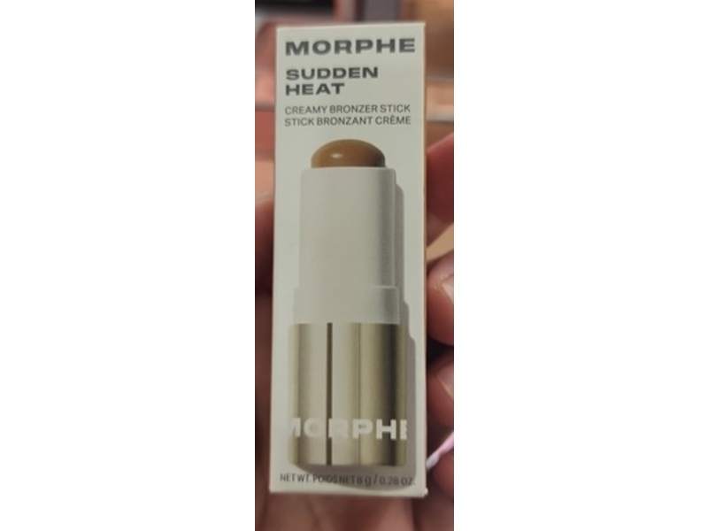 Morphe Sudden Heat Creamy Bronzer Stick, Flicker, 0.28 oz/8 g