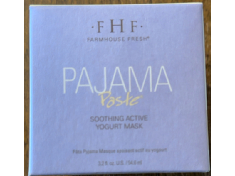 Farmhouse Fresh Pajama Paste Soothing Active Yogurt Mask, 3.2 fl oz/94.6 mL