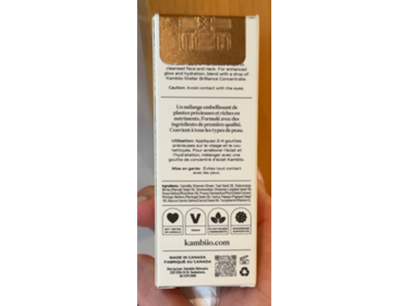 Kambiio Excel Radiance Oil Serum, 1 fl oz/30 mL