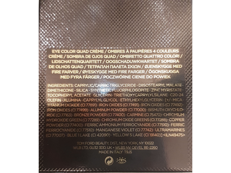 Tom Ford Eye Color Cream, Smoky Quartz, 0.31/9 g