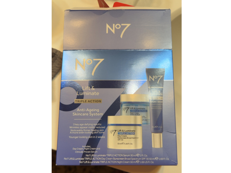 No7 Lift & Luminate Triple Action Day + Night Cream & Serum Set