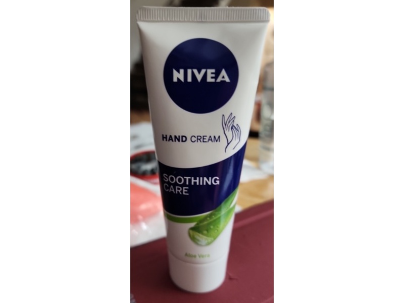 Nivea Soothing Care Hand Cream, Aloe Vera, 75 mL