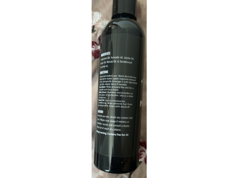 The Henna Guys Moisturizing Pre-Shave Oil, Sandalwood Scent, 8 fl oz