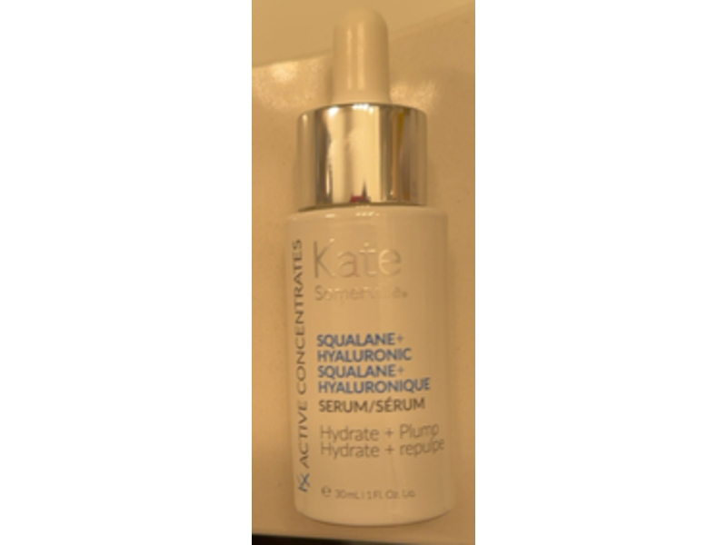 Kate Somerville Kx Active Concentrates Hydrate + Plump Serum, Squalane + Hyaluronic, 1 fl oz/30 mL