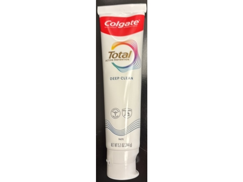 Colgate Total Active Prevention Deep Clean Toothpaste, 5.1 oz/144 g, Pack Of 2