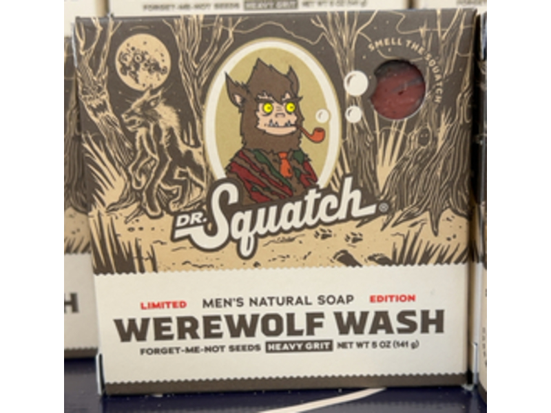 Dr. Squatch All Natural Bar Soap , Werewolf Wash, 5 oz/141 g