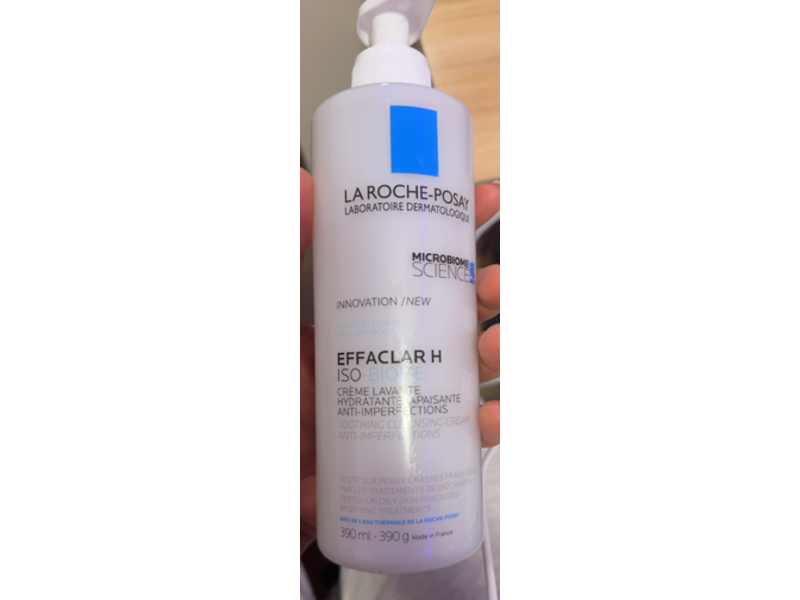 La Roche-Posay Soothing Cleansing Cream, Effaclar H, 390 mL