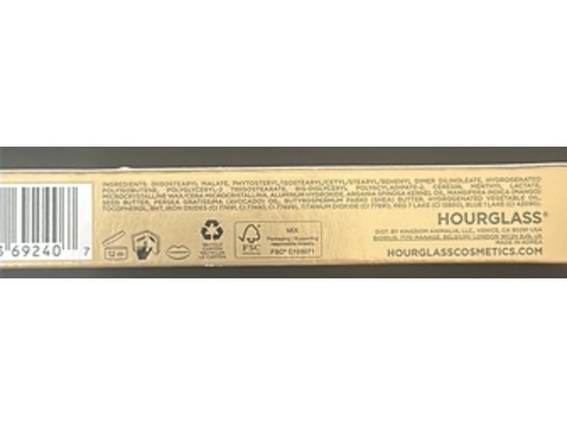 Hourglass Phantom Volumizing Glossy Balm, Rise 100, 0.05 oz/1.7 g