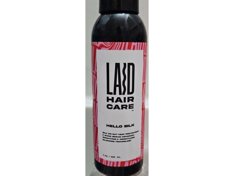 Laid Hair Care Hello Silk Heat Protectant & Shine Serum, 4 oz/118 mL