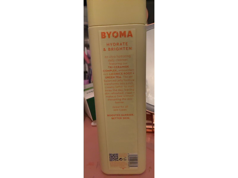 Byoma Creamy Jelly Cleanser, 5.91 fl oz/175mL