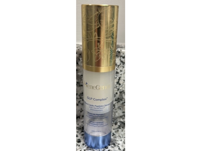 SeneGence GLP Complex Glow Lipids Peptides Serum, SenePlex+ & Exosomes, 1.66 fl oz/49 mL