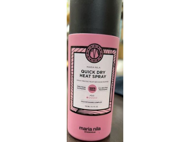 Maria Nila Quick Dry Heat Spray, 5.1 fl oz/150 mL