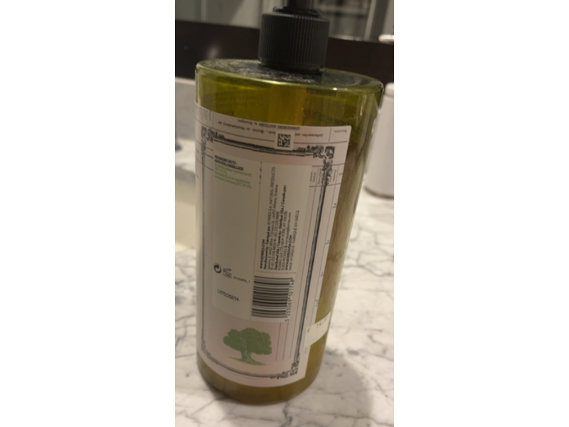 Korres Pure Greek Olive Shower Gel, Honey Pear, 33.81 fl oz/1000 mL